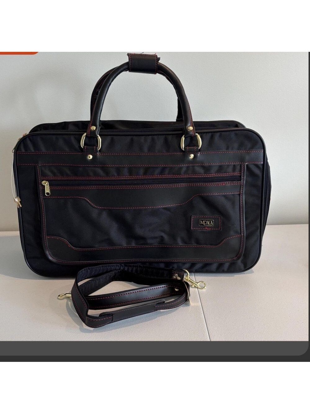 Vintage IMPALA travel bag soft sided carry on luggage NWOT black - Picture 14 of 14